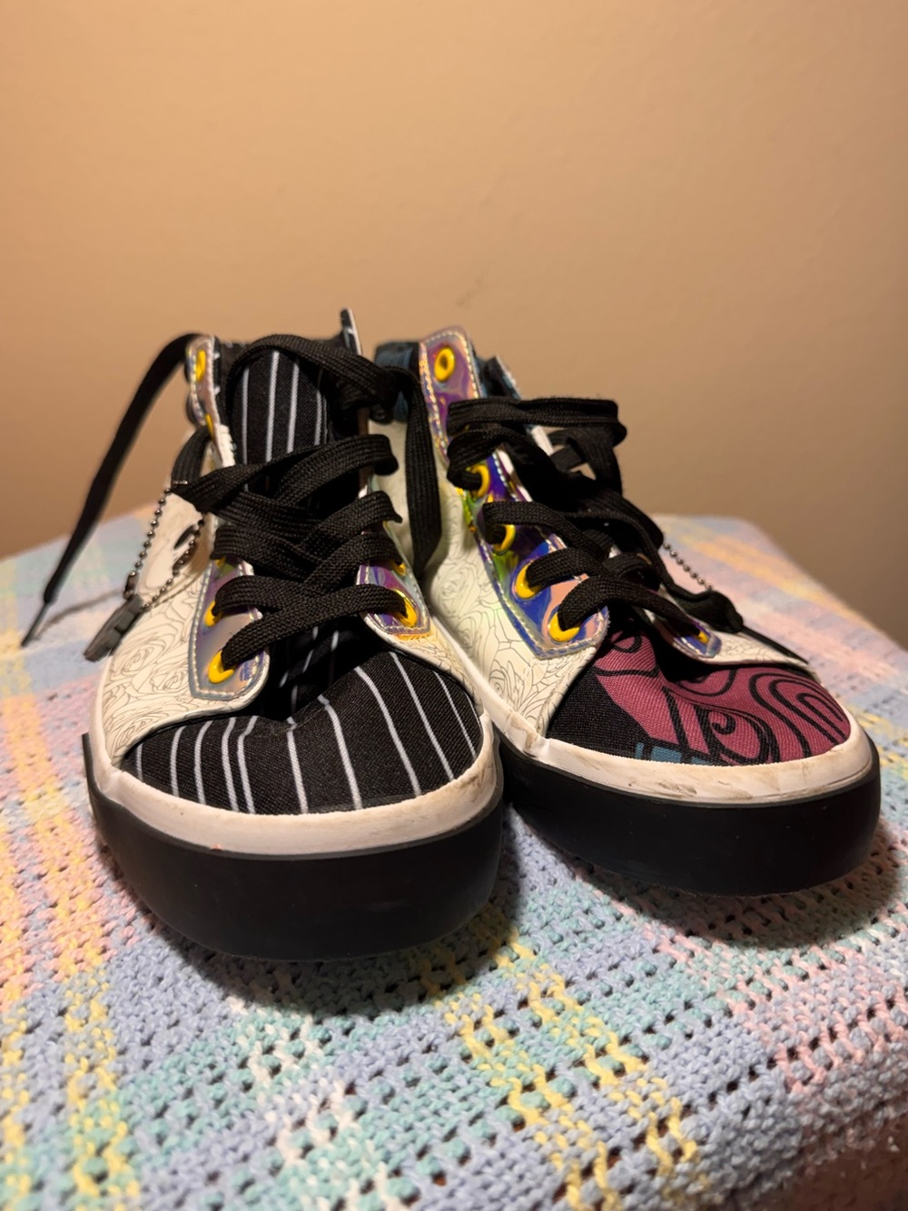 Ground Up Nightmare Before Christmas Jack and Sally shoes 8